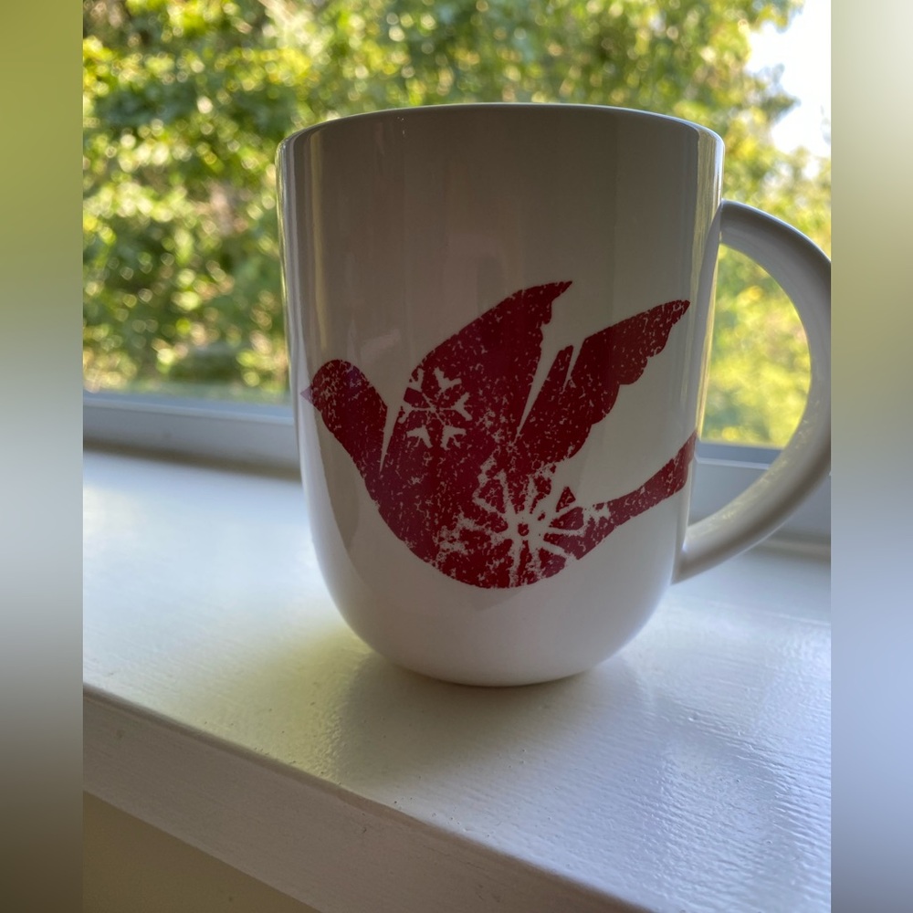 Starbucks Red Dove Coffee Mug 10.5 oz